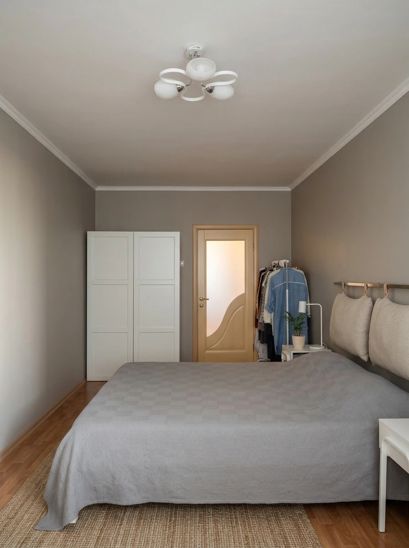 Дизайн интерьера в стиле Минимализм — Спальня от нейросети RoomGPT