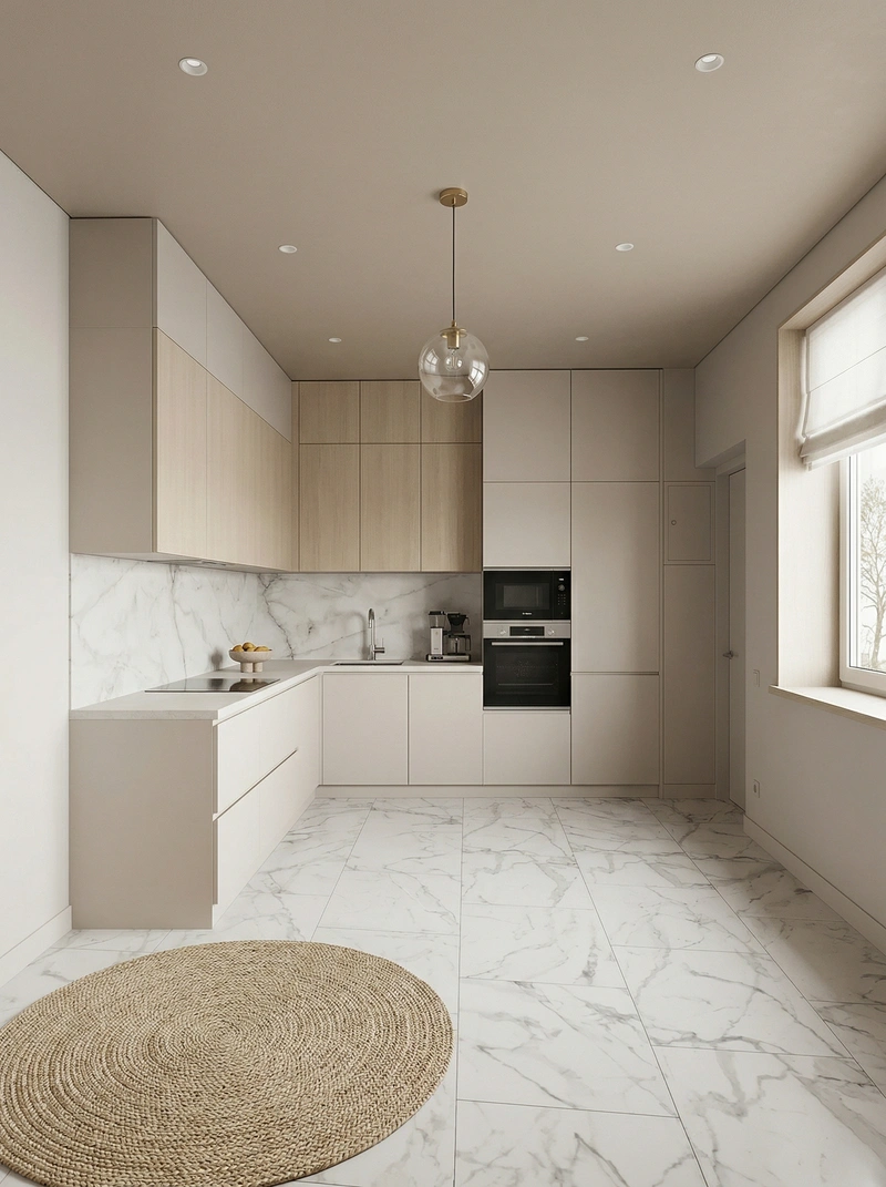 Дизайн кухни в стиле Минимализм — фото интерьера от нейросети RoomGPT