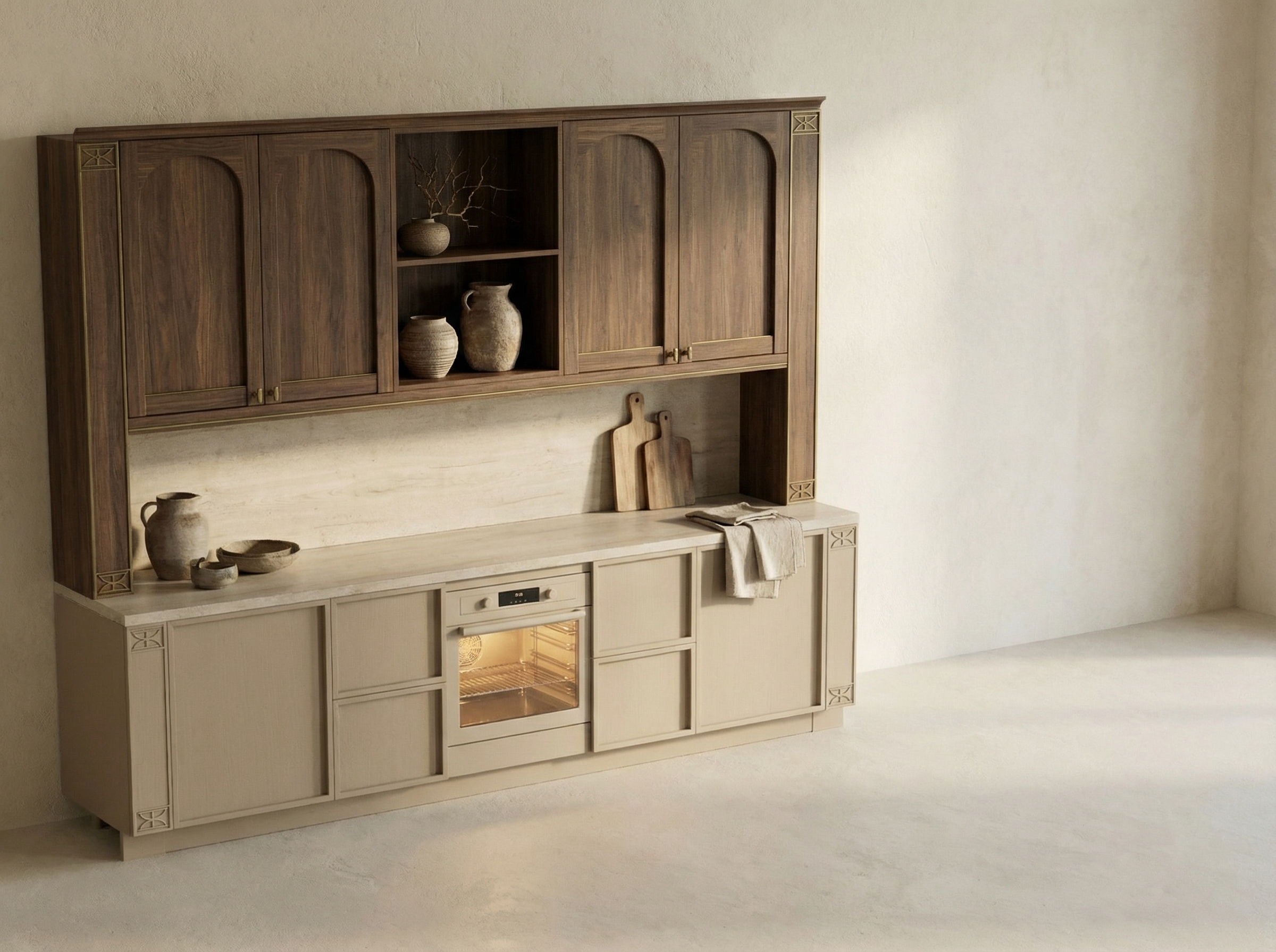 Дизайн гостиной в стиле Japandi — фото интерьера от нейросети RoomGPT