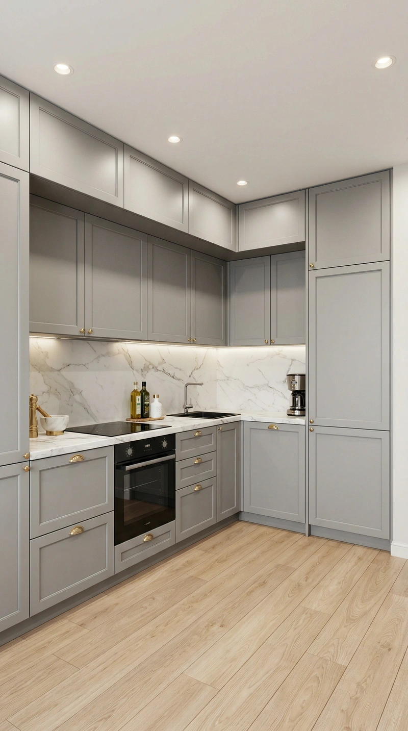 Дизайн интерьера в стиле Классика — Кухня от нейросети RoomGPT