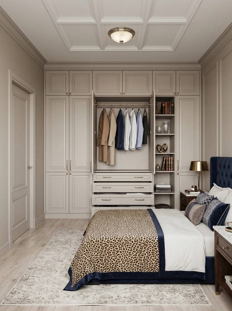 Дизайн интерьера в стиле Классика — Спальня от нейросети RoomGPT