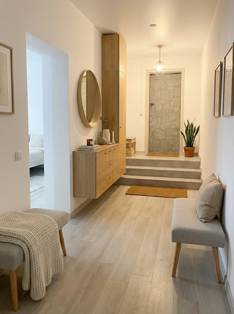 Дизайн интерьера в стиле Хюгге — Гостиная от нейросети RoomGPT