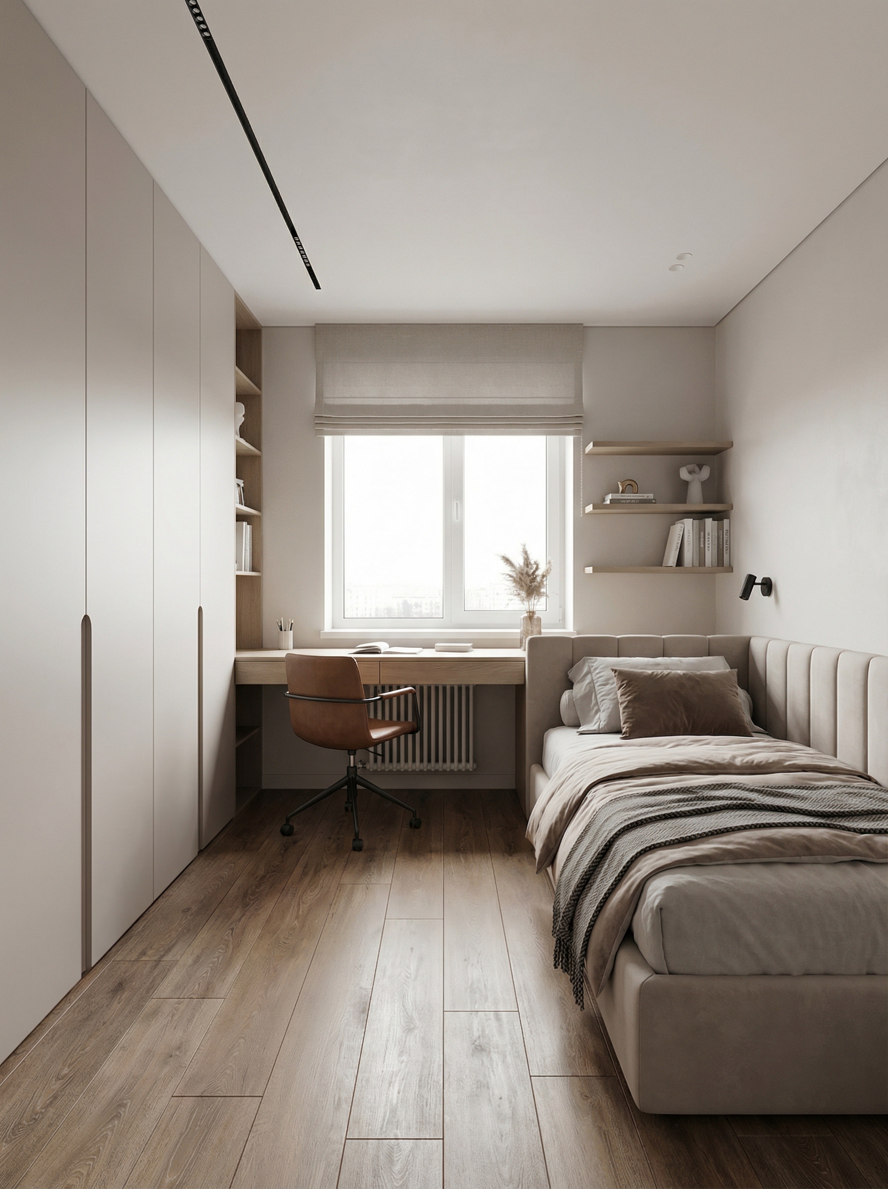 Дизайн детской в стиле Минимализм — фото интерьера от нейросети RoomGPT