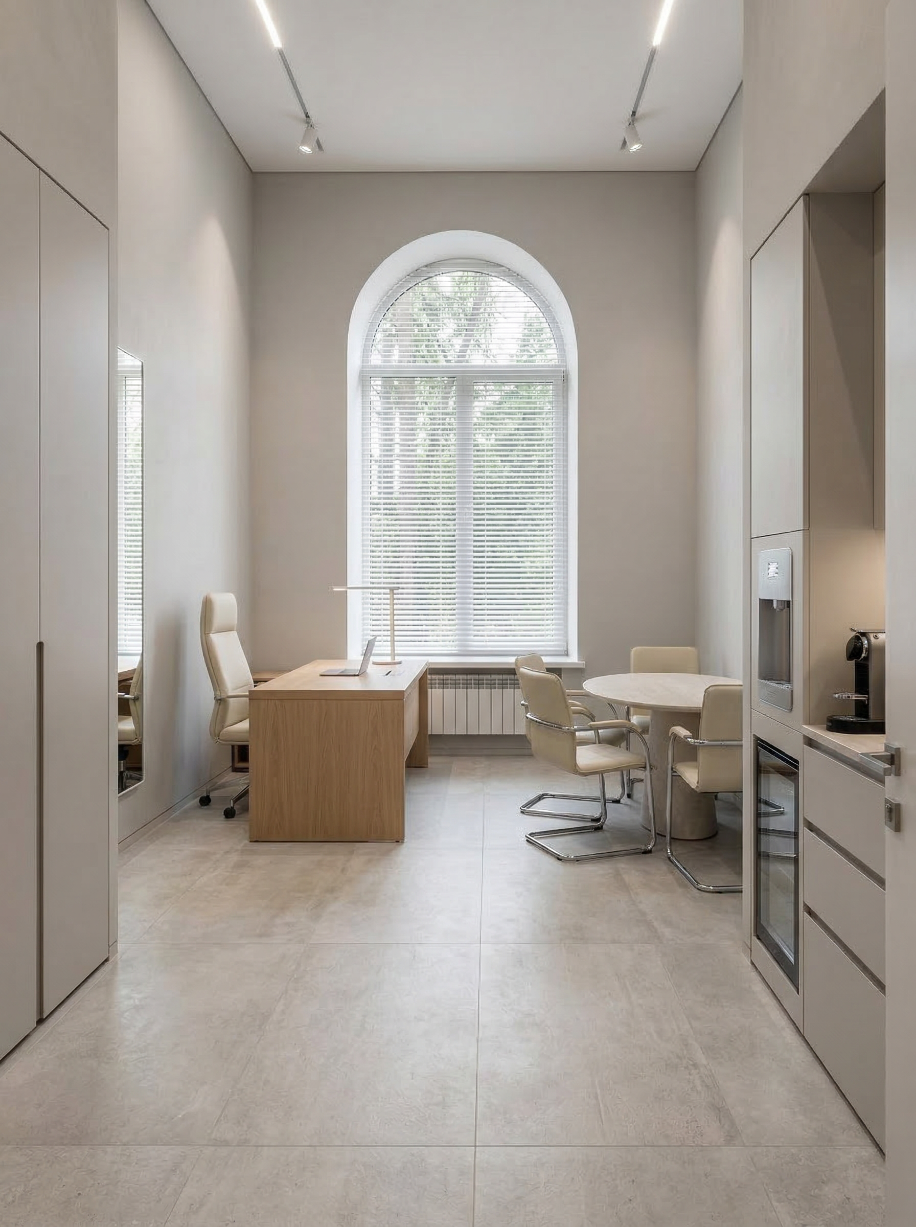 Дизайн Кабинет в стиле Минимализм от нейросети RoomGPT