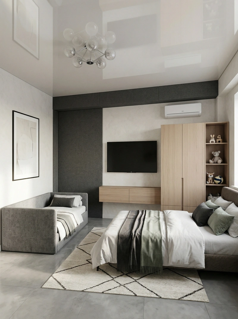 Дизайн гостиной в стиле Минимализм — фото интерьера от нейросети RoomGPT