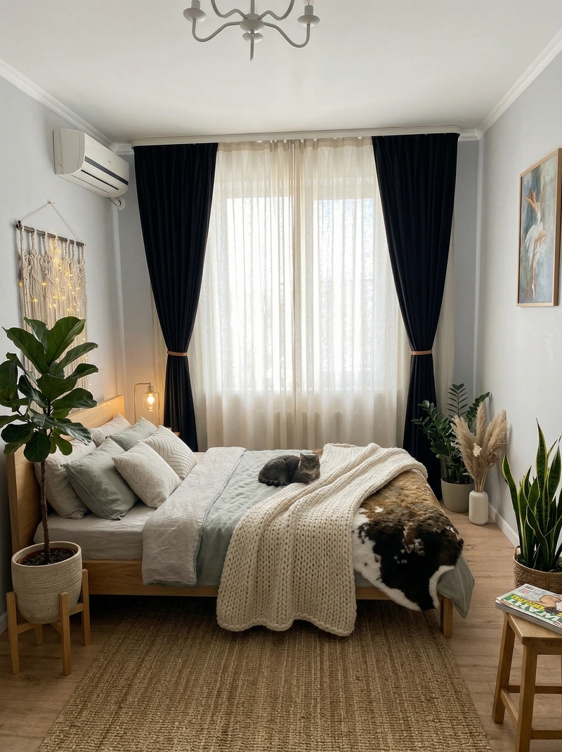 Дизайн интерьера в стиле Хюгге — Гостиная от нейросети RoomGPT