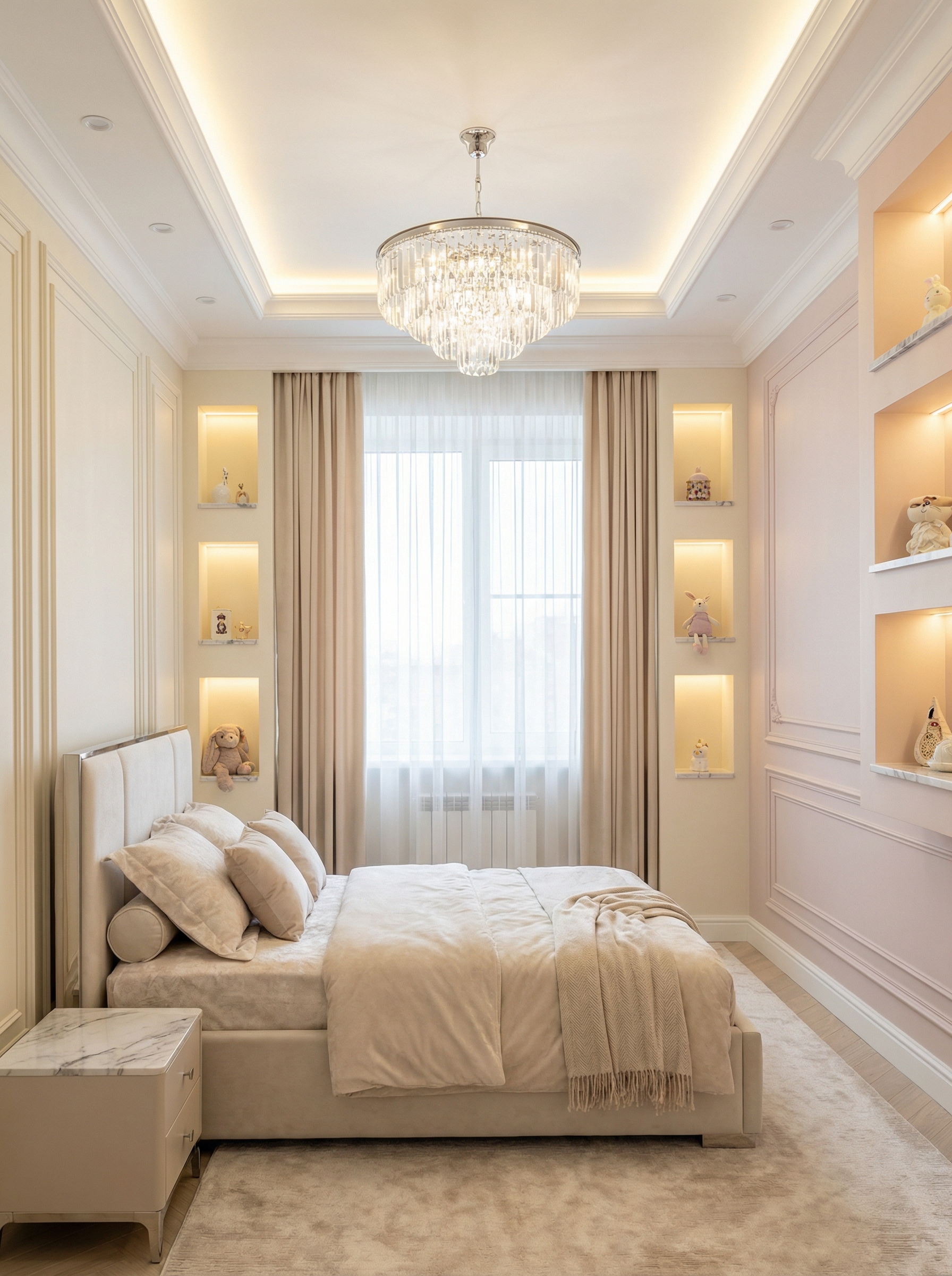 Дизайн детской в стиле Классика — фото интерьера от нейросети RoomGPT