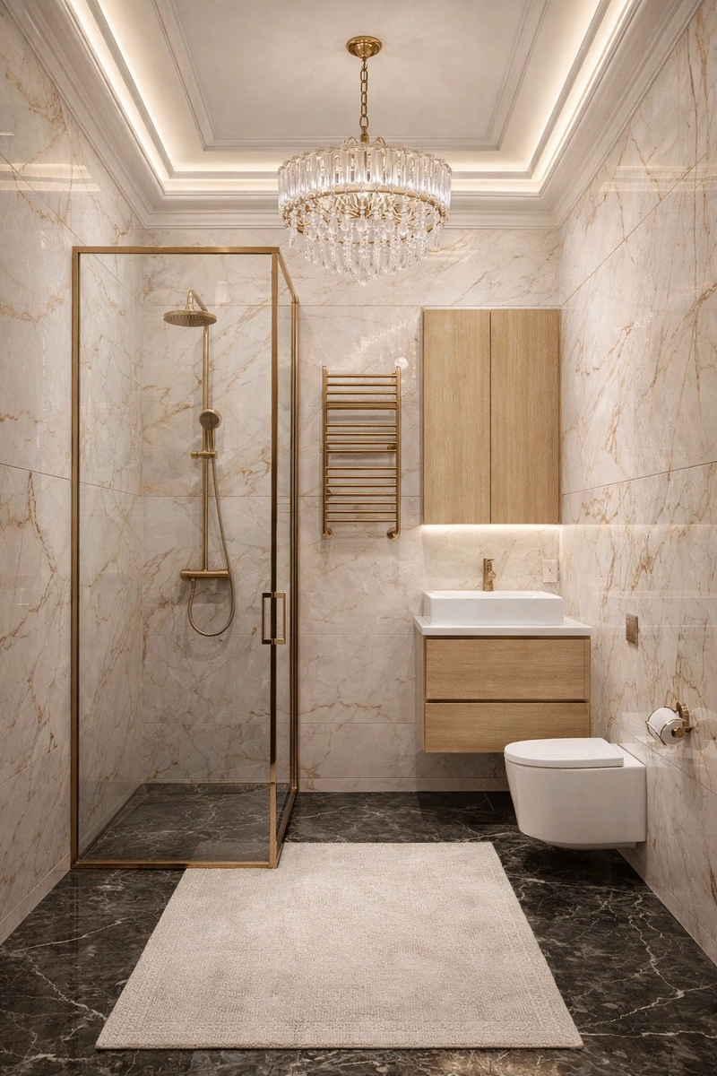 Дизайн интерьера в стиле Неоклассика — Гостиная от нейросети RoomGPT