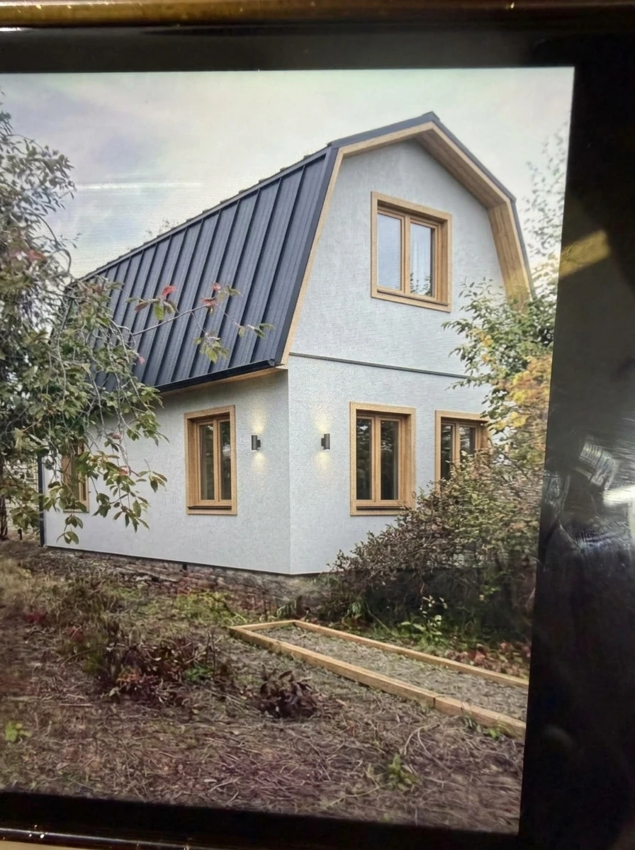 Дизайн фасада в стиле Сканди — Фасад от нейросети RoomGPT