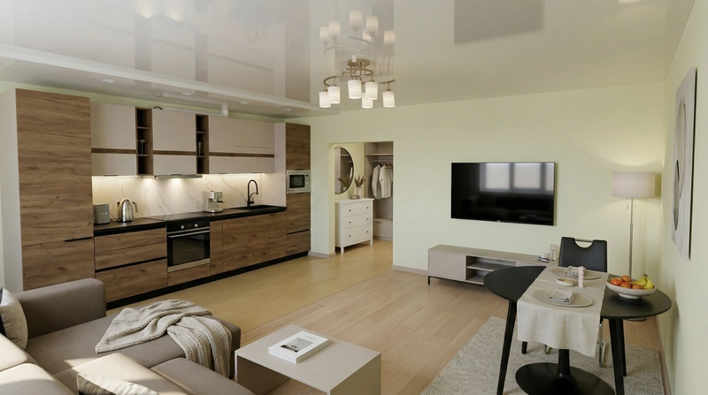 Дизайн гостиной в стиле Без стиля — фото интерьера от нейросети RoomGPT