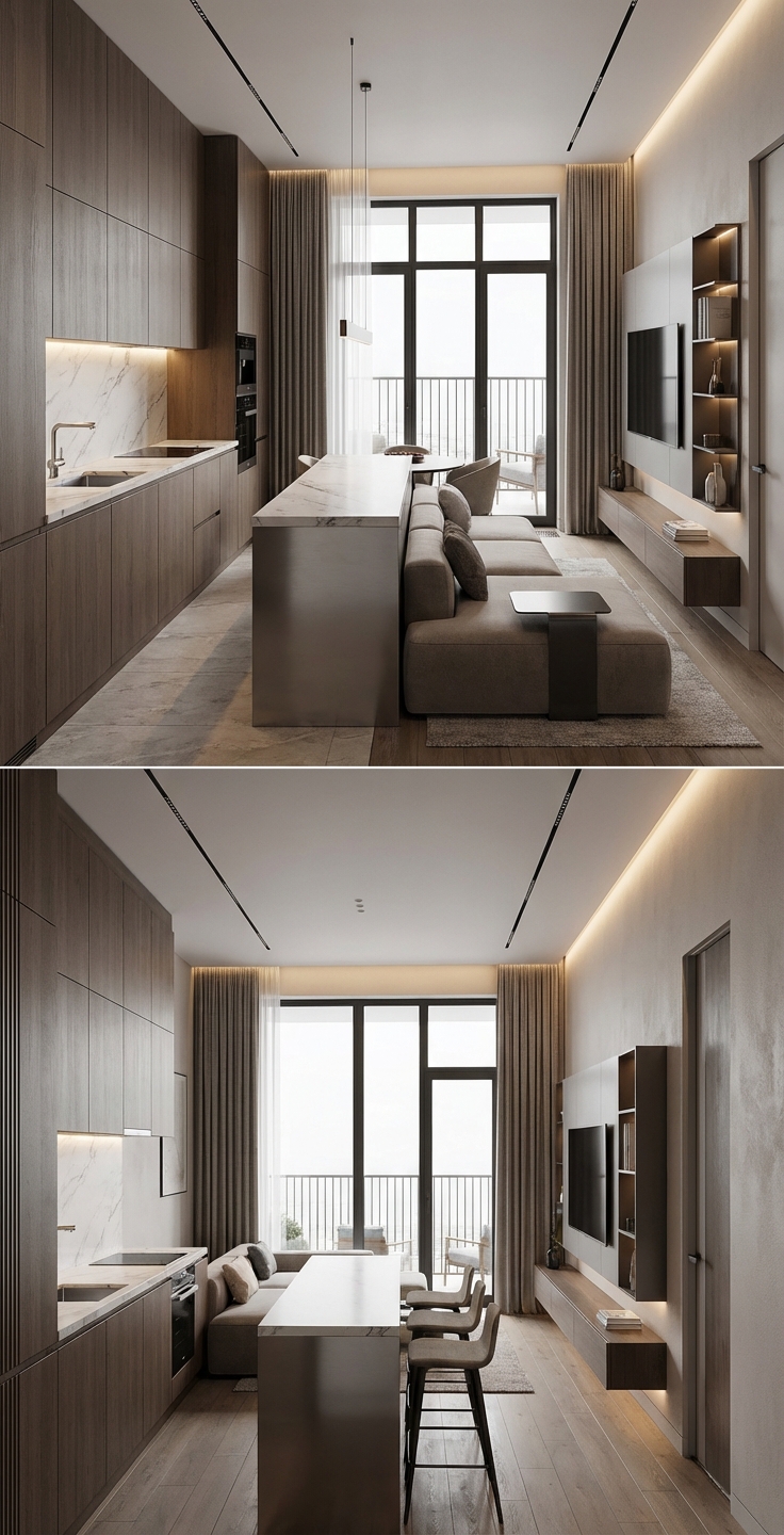 Дизайн кухни в стиле Минимализм — фото интерьера от нейросети RoomGPT