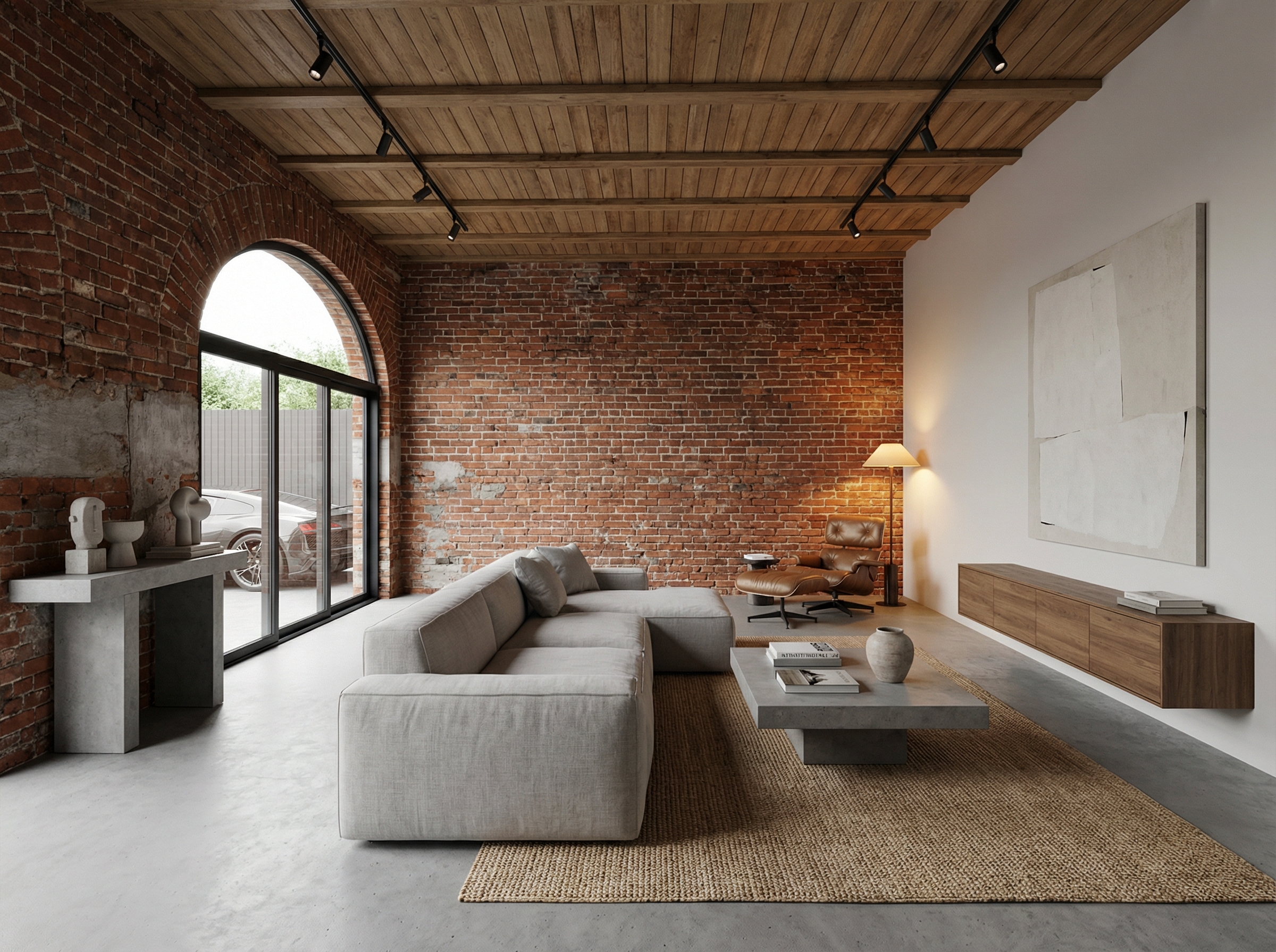 Дизайн гостиной в стиле Минимализм — фото интерьера от нейросети RoomGPT