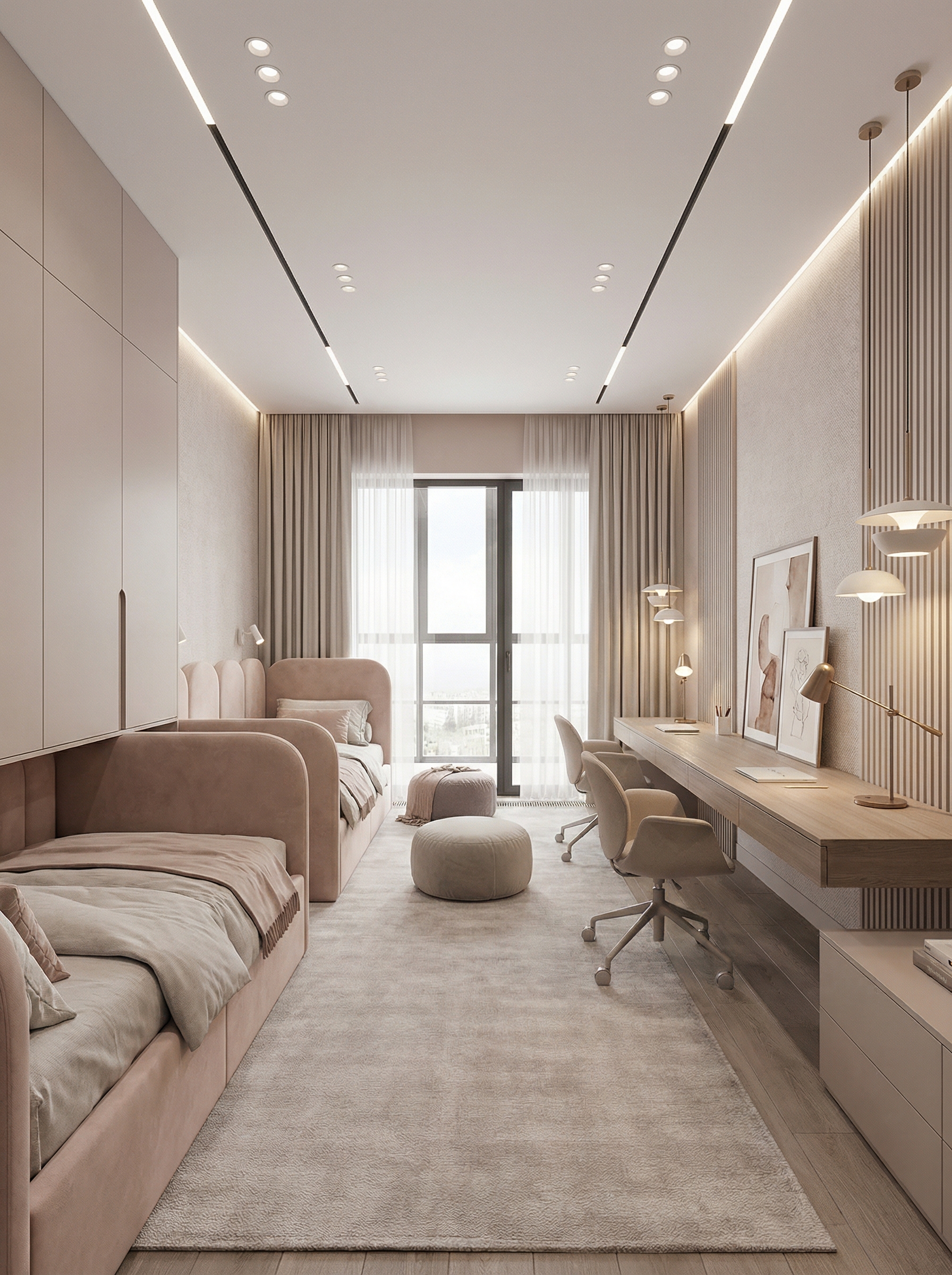 Дизайн детской в стиле Минимализм — фото интерьера от нейросети RoomGPT