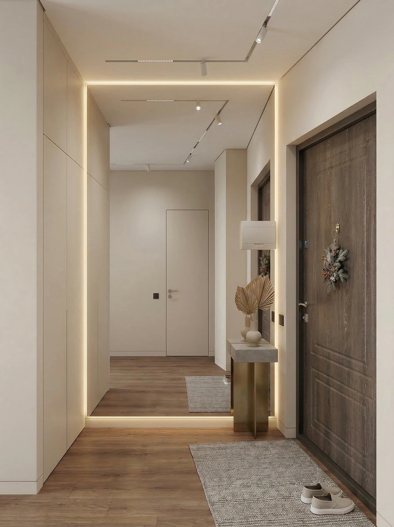 Дизайн интерьера в стиле Минимализм — Прихожая от нейросети RoomGPT