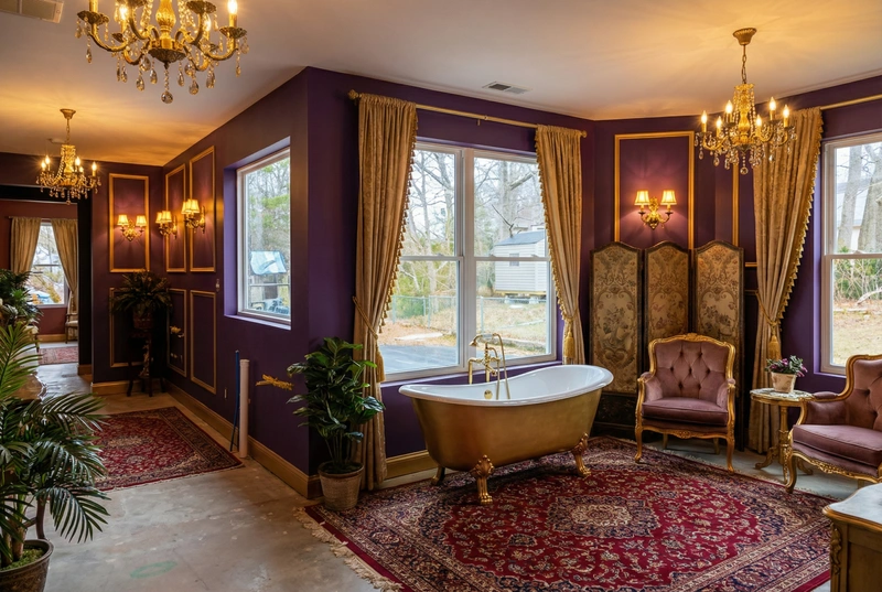 Дизайн интерьера в стиле Классика — Гостиная от нейросети RoomGPT