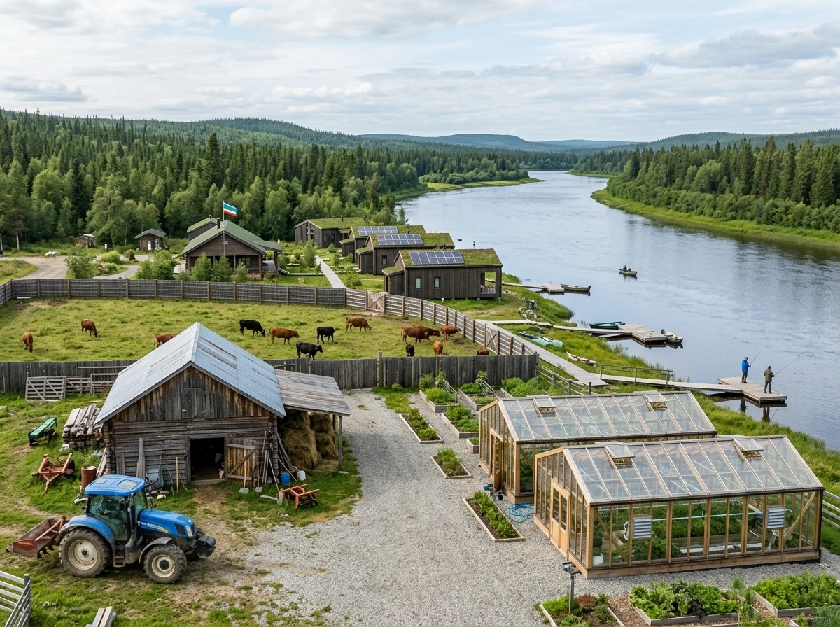 Дизайн участка в стиле Эко/Натуральный — фото участка от нейросети RoomGPT