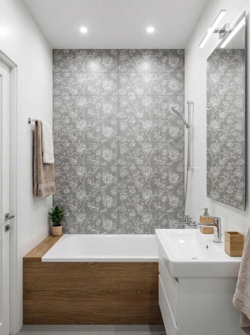 Дизайн ванной в стиле Минимализм — фото интерьера от нейросети RoomGPT