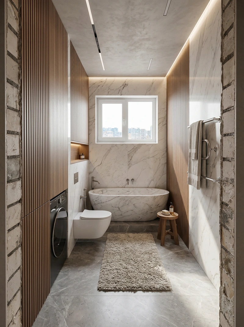 Дизайн интерьера в стиле Минимализм — Гостиная от нейросети RoomGPT