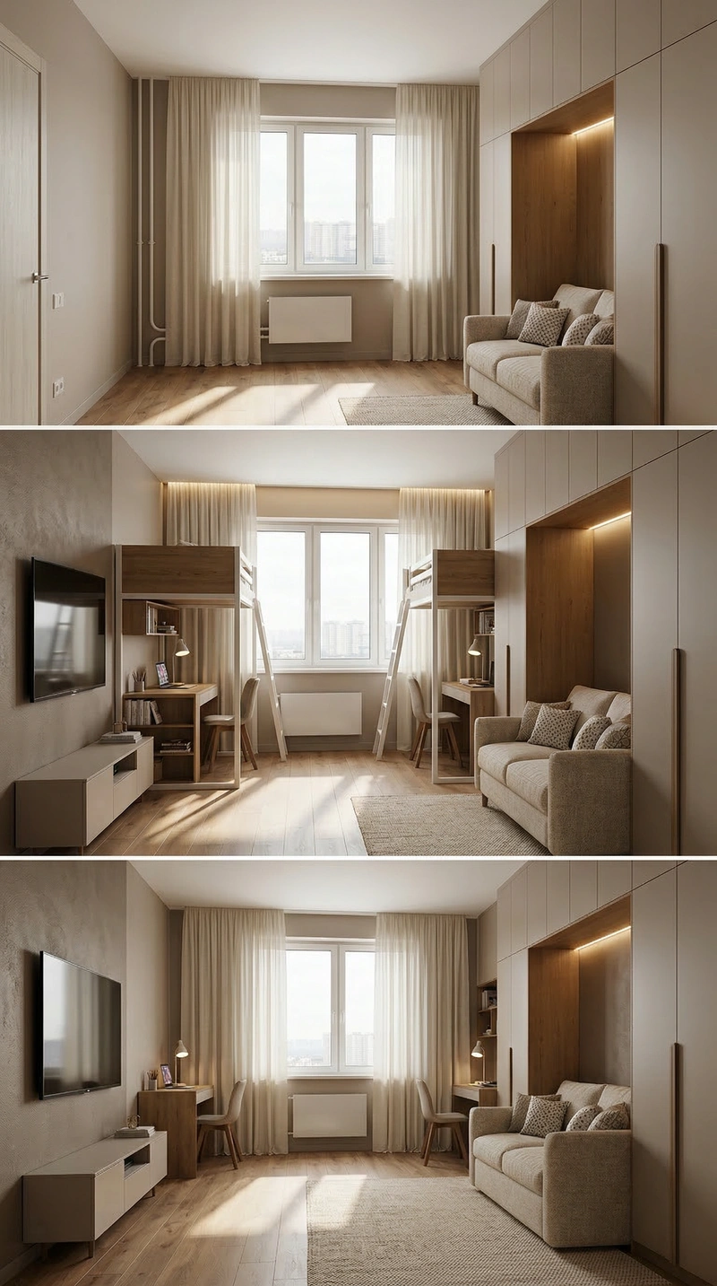 Дизайн детской в стиле Без стиля — фото интерьера от нейросети RoomGPT