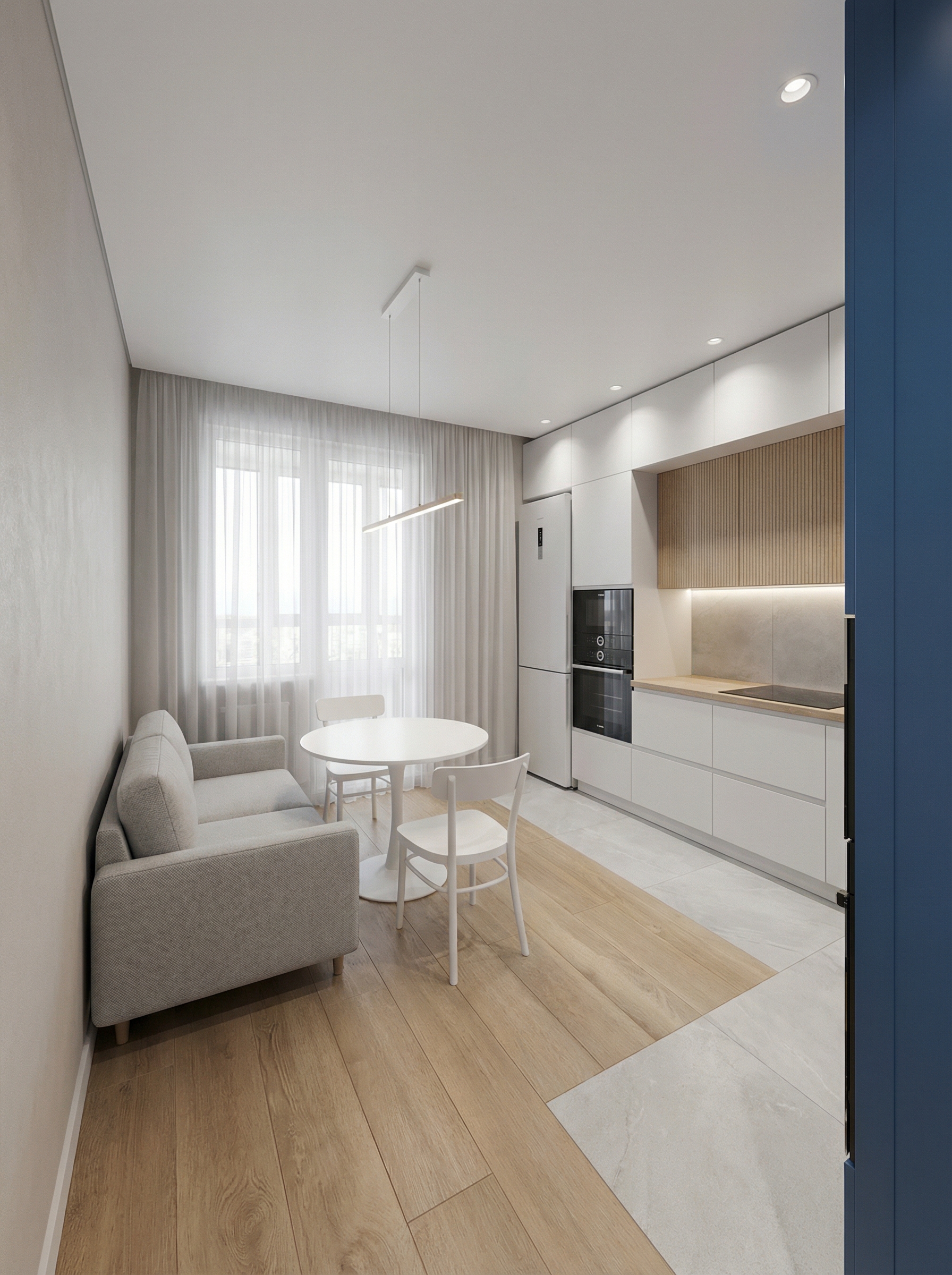 Дизайн кухни в стиле Минимализм — фото интерьера от нейросети RoomGPT