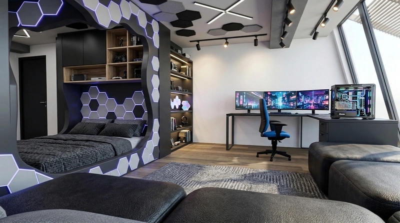 Дизайн детской в стиле Без стиля — фото интерьера от нейросети RoomGPT