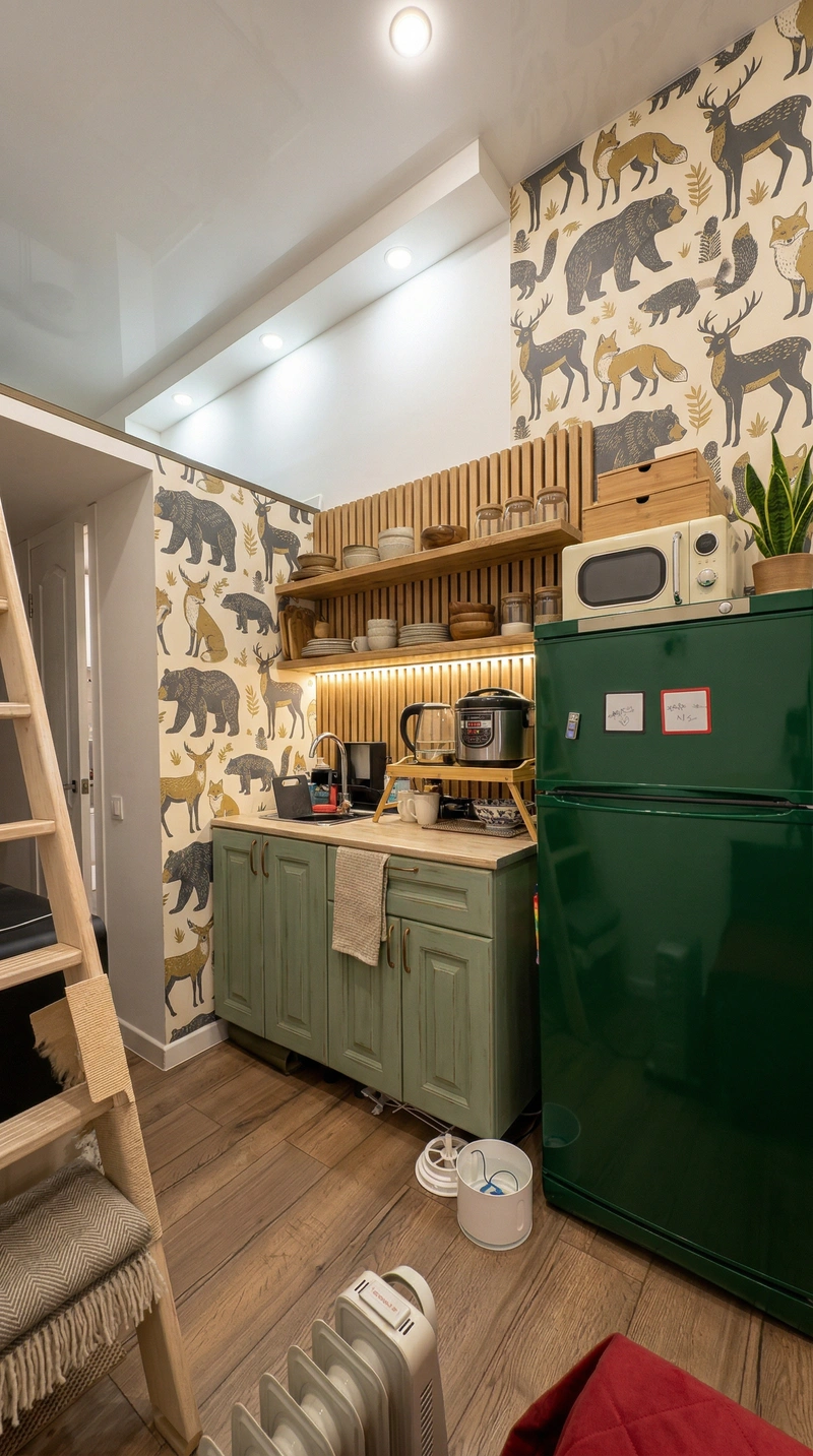 Дизайн интерьера в стиле Хюгге — Кухня от нейросети RoomGPT