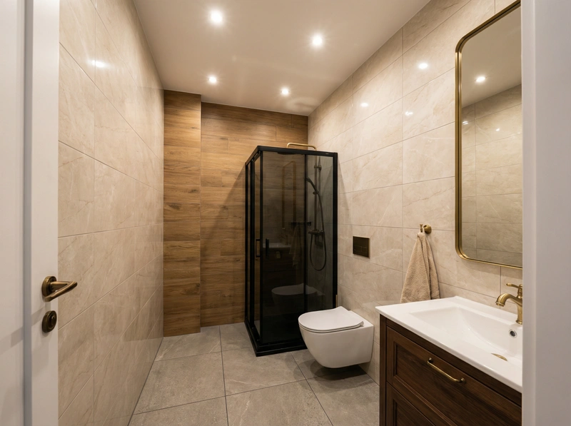 Дизайн интерьера в стиле Классика — Ванная от нейросети RoomGPT