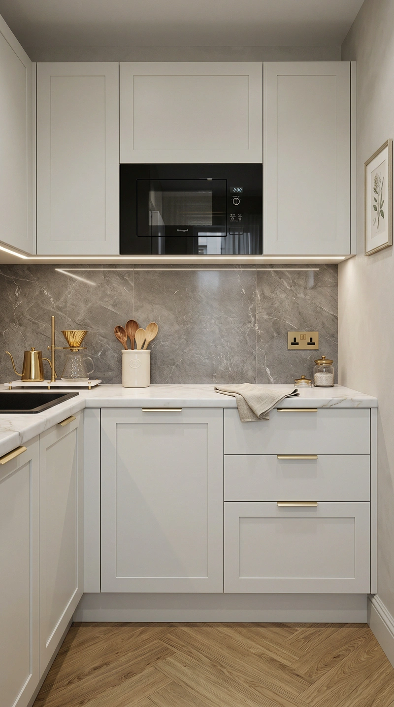 Дизайн интерьера в стиле Классика — Кухня от нейросети RoomGPT