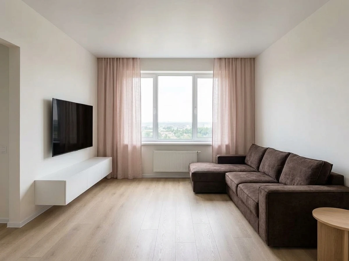 Дизайн гостиной в стиле Минимализм — фото интерьера от нейросети RoomGPT