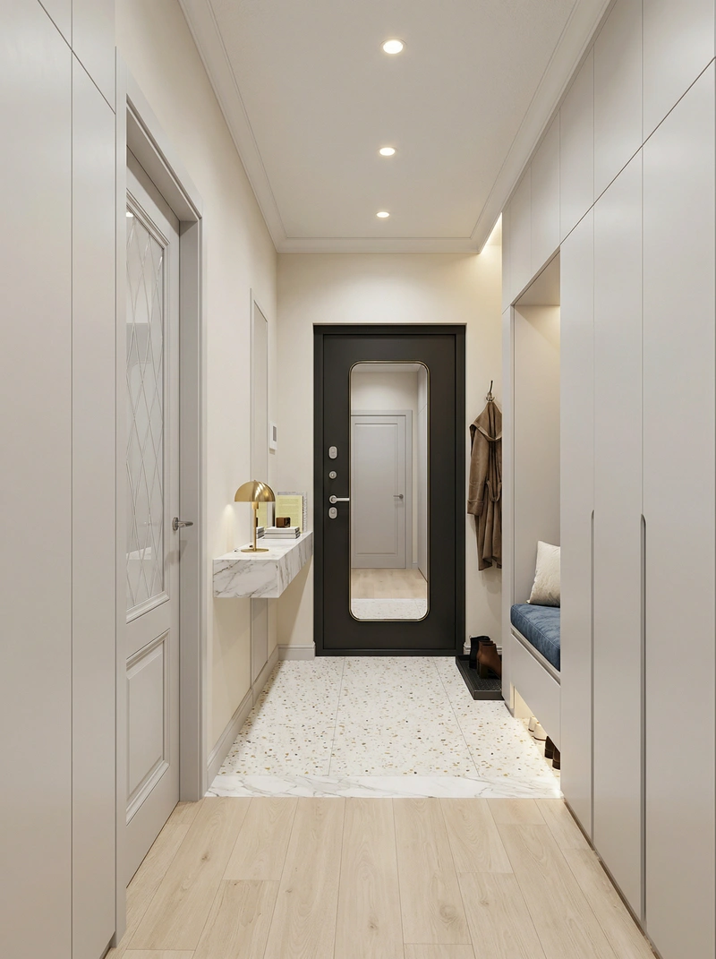 Дизайн интерьера в стиле Классика — Прихожая от нейросети RoomGPT