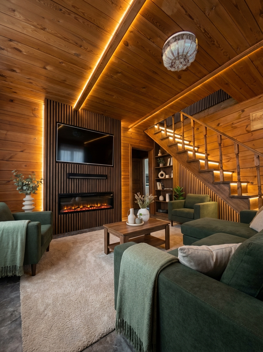 Дизайн гостиной в стиле Минимализм — фото интерьера от нейросети RoomGPT