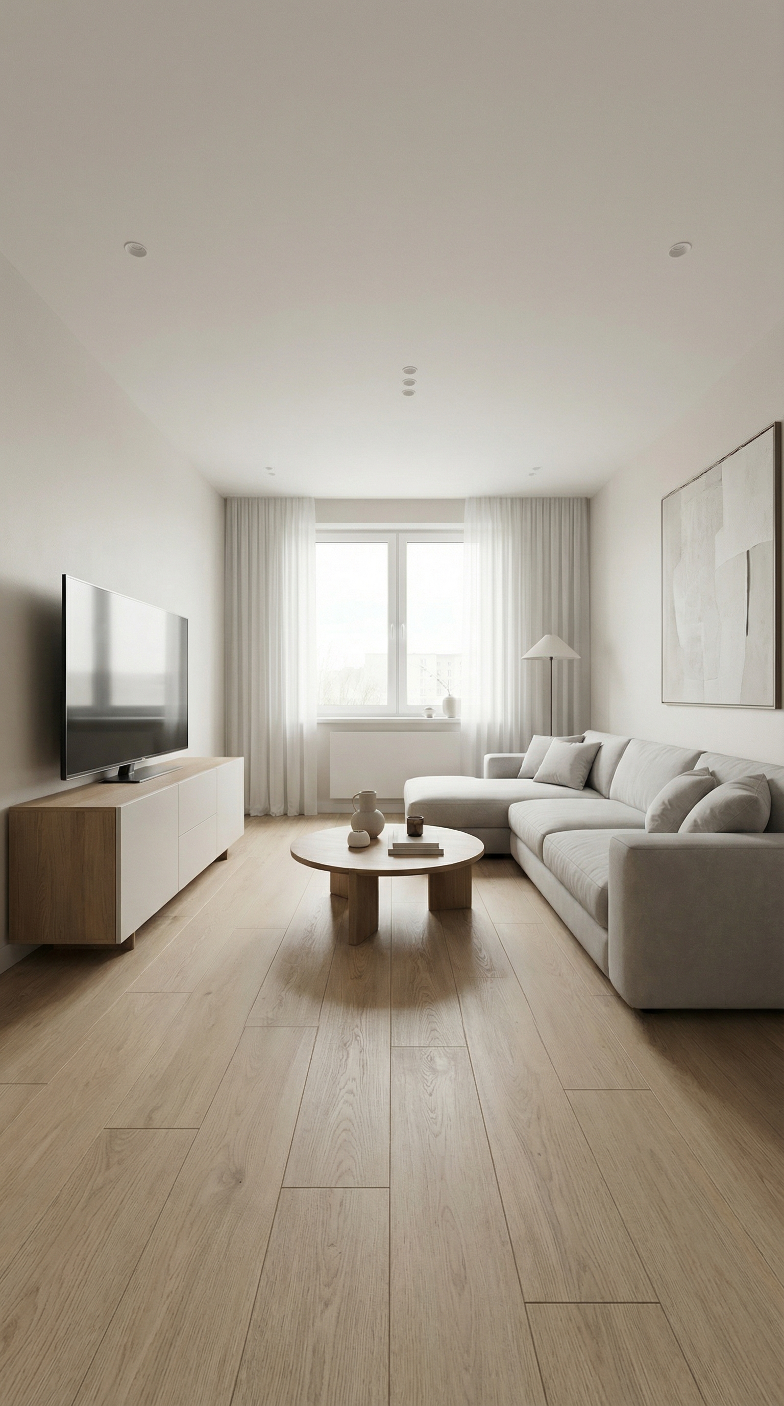 Дизайн гостиной в стиле Минимализм — фото интерьера от нейросети RoomGPT