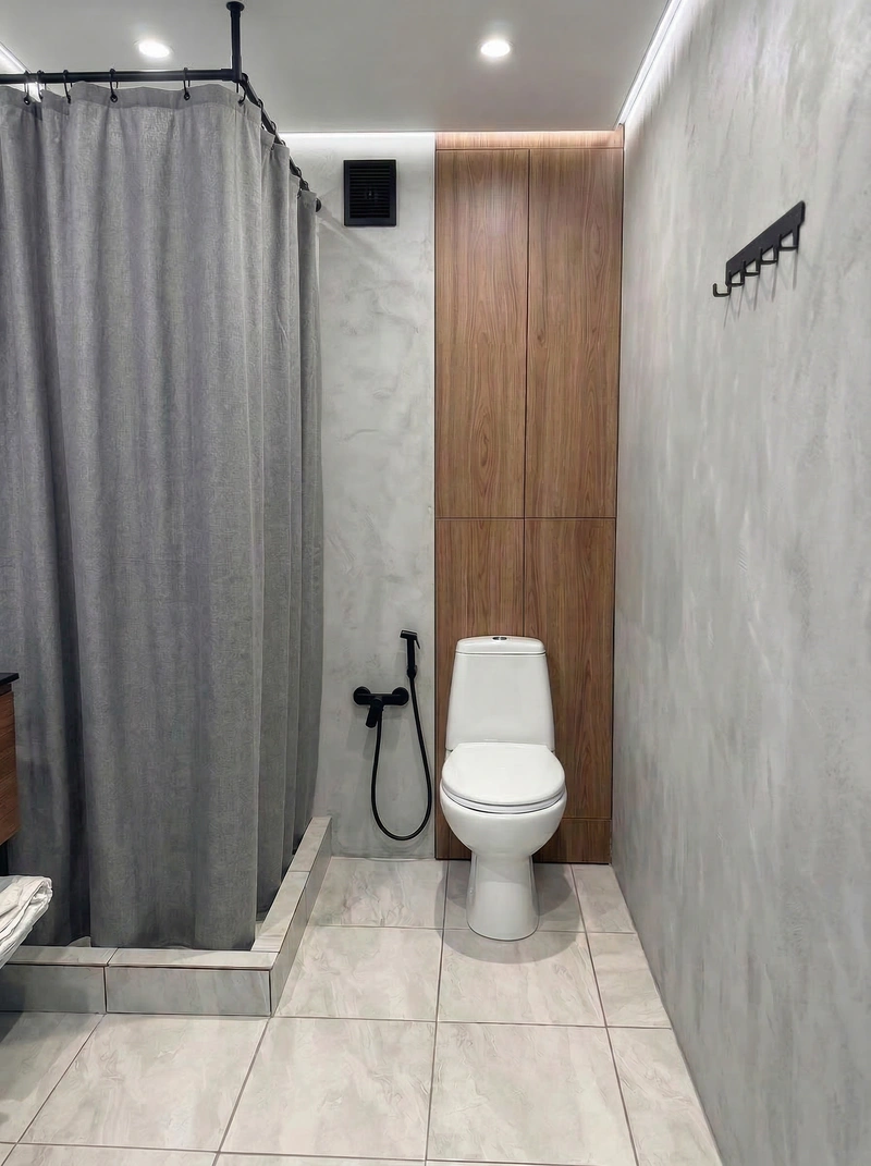 Дизайн ванной в стиле Без стиля — фото интерьера от нейросети RoomGPT