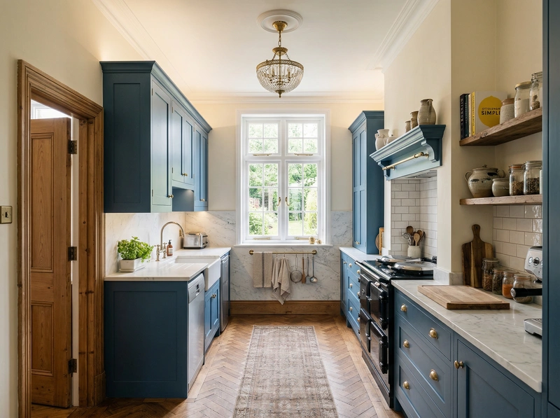 Дизайн интерьера в стиле Классика — Кухня от нейросети RoomGPT