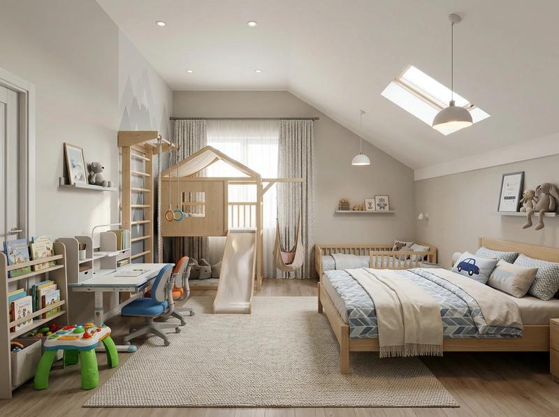 Дизайн интерьера в стиле Классика — Гостиная от нейросети RoomGPT