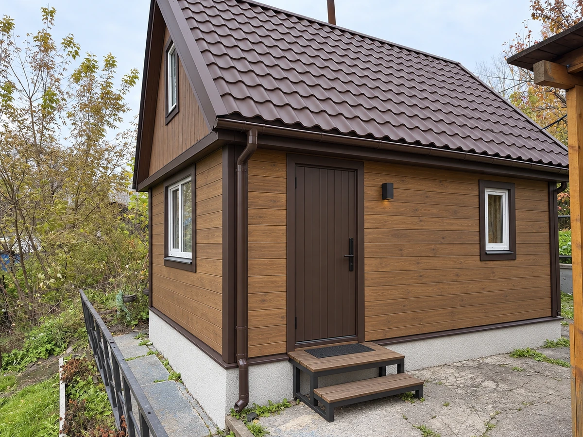 Дизайн фасада в стиле Сканди — фото фасада от нейросети RoomGPT