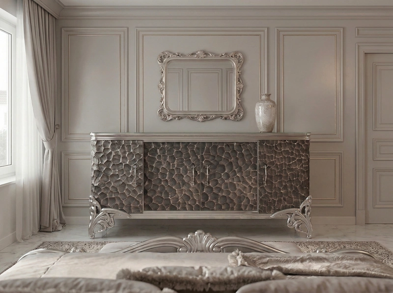 Дизайн спальни в стиле Классика — фото интерьера от нейросети RoomGPT