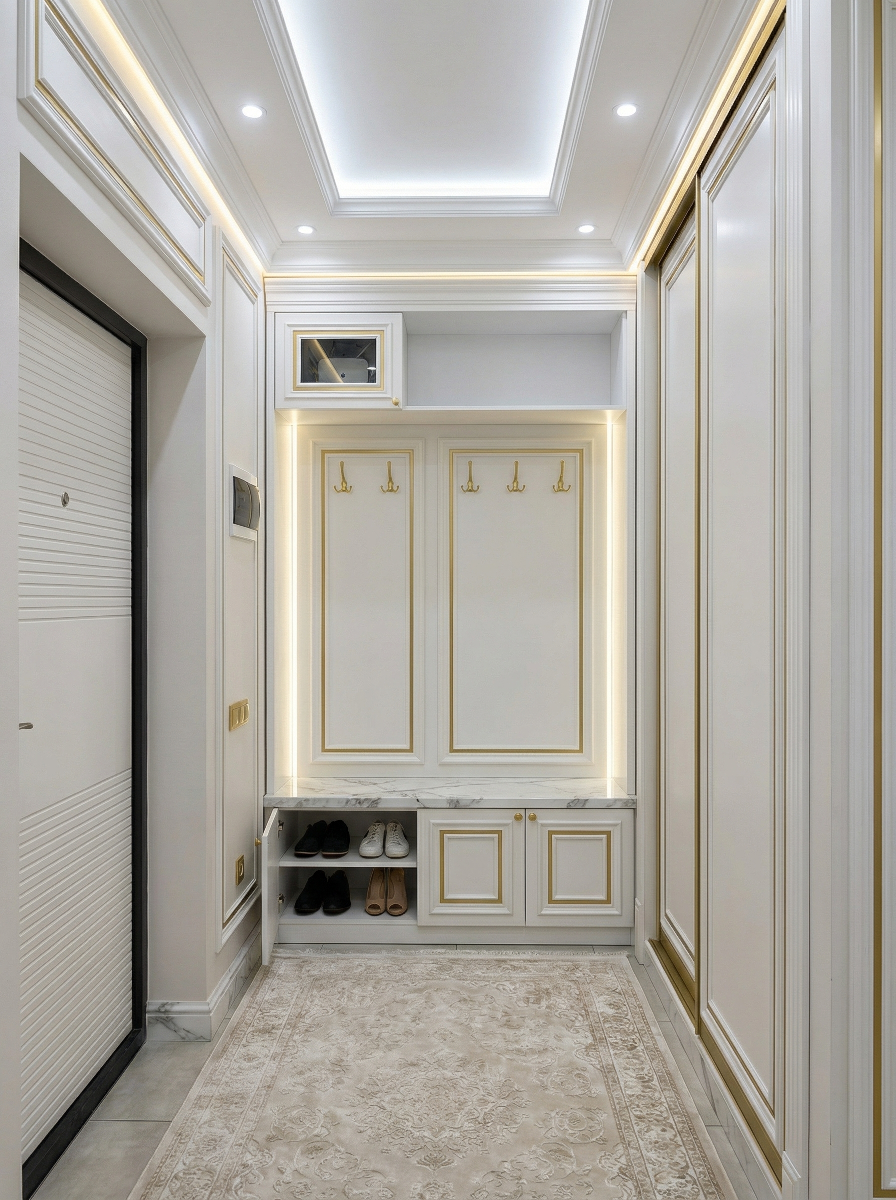 Дизайн гостиной в стиле Классика — фото интерьера от нейросети RoomGPT