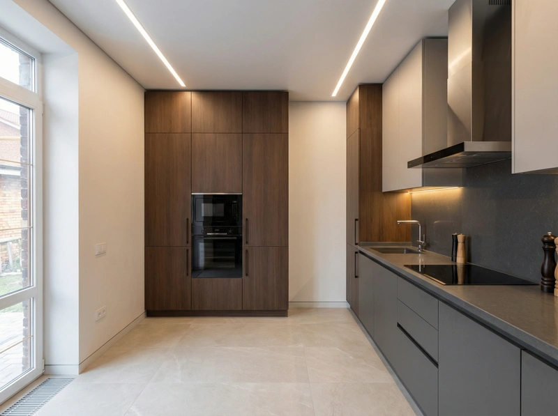 Дизайн интерьера в стиле Контемпорари — Кухня от нейросети RoomGPT