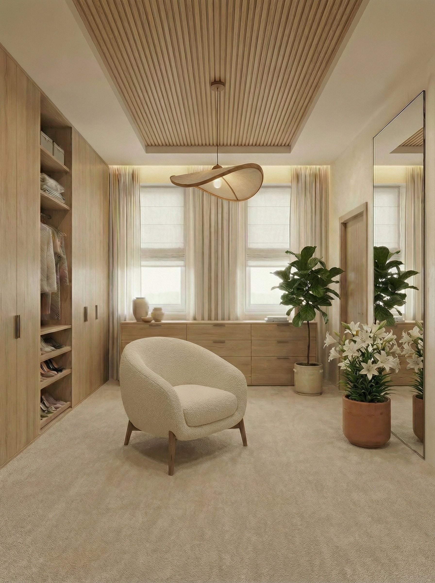 Дизайн гостиной в стиле Контемпорари — фото интерьера от нейросети RoomGPT