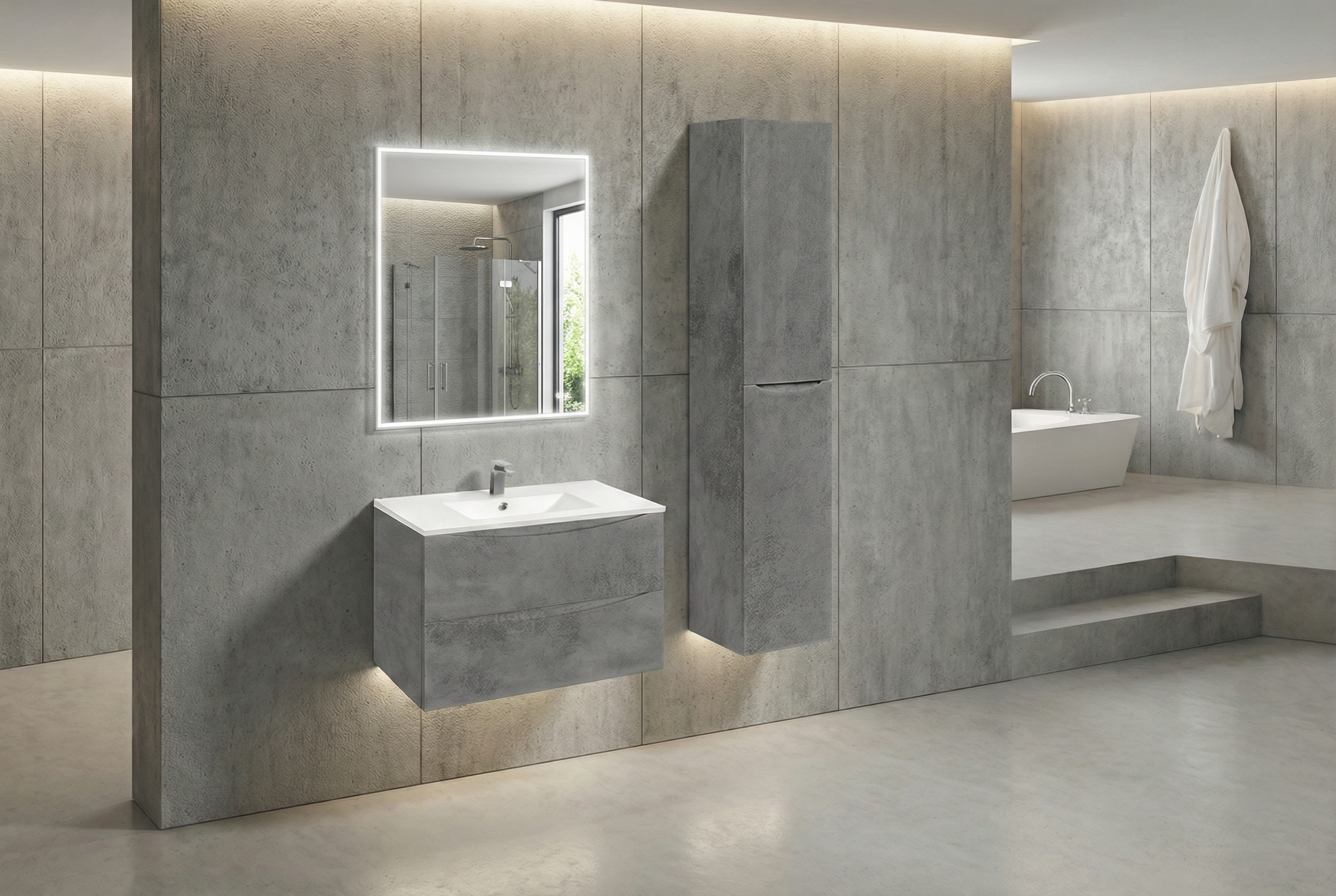 Дизайн ванной в стиле Минимализм — фото интерьера от нейросети RoomGPT