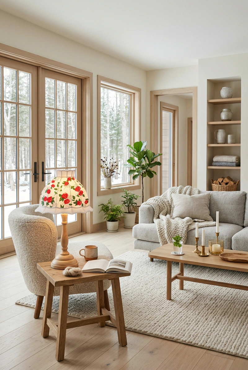 Дизайн интерьера в стиле Хюгге — Гостиная от нейросети RoomGPT