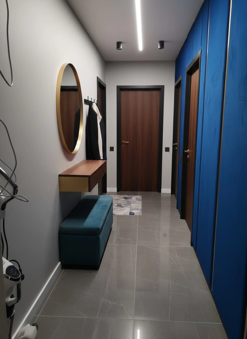Дизайн прихожей в стиле Контемпорари — фото интерьера от нейросети RoomGPT