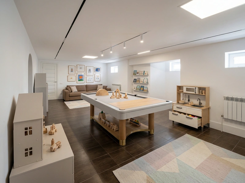 Дизайн детской в стиле Минимализм — фото интерьера от нейросети RoomGPT