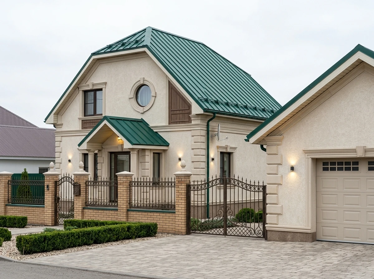 Дизайн фасада в стиле Неоклассика — Фасад от нейросети RoomGPT
