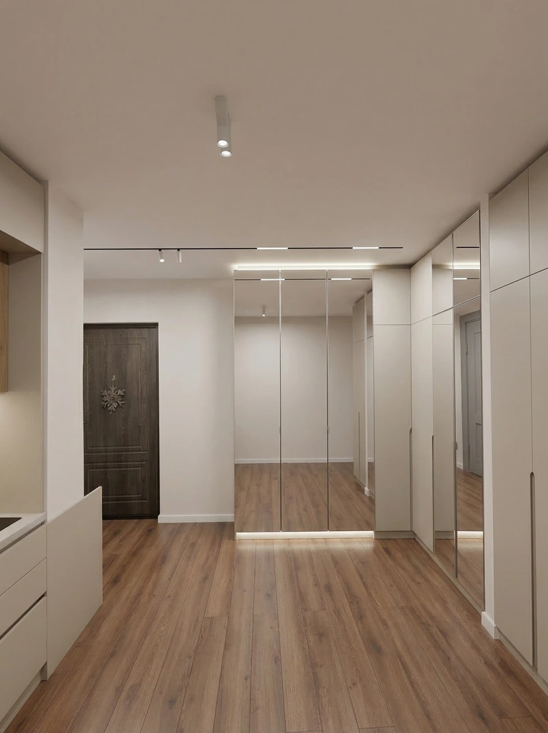 Дизайн интерьера в стиле Минимализм — Прихожая от нейросети RoomGPT