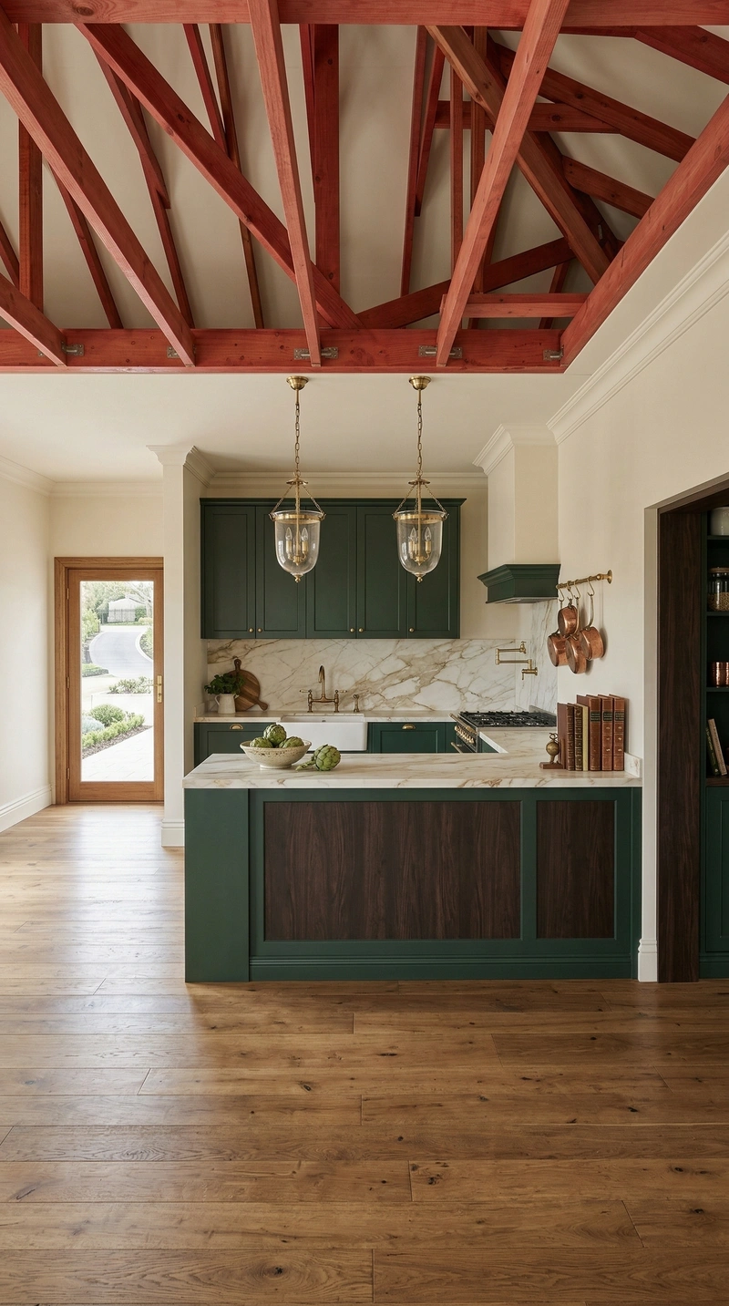 Дизайн кухни в стиле Классика — фото интерьера от нейросети RoomGPT