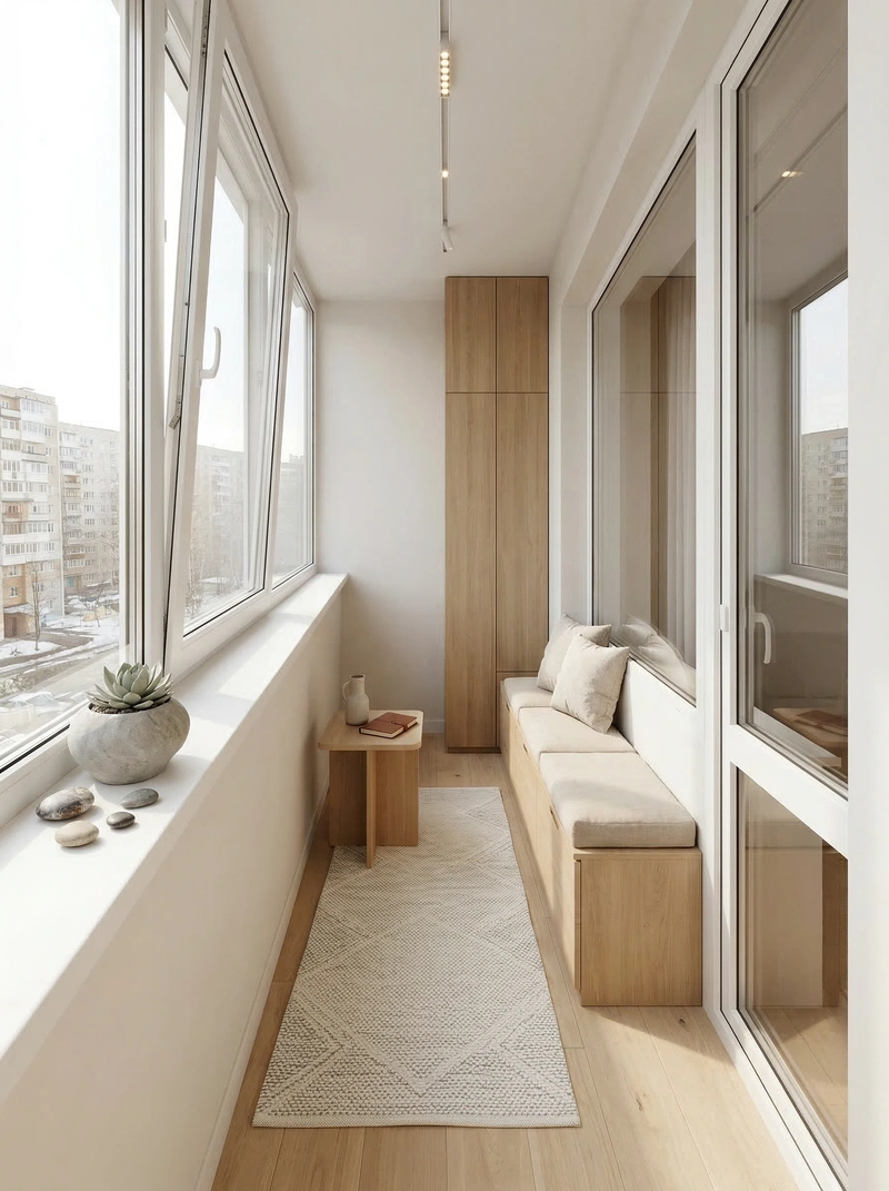 Дизайн интерьера в стиле Минимализм — Гостиная от нейросети RoomGPT