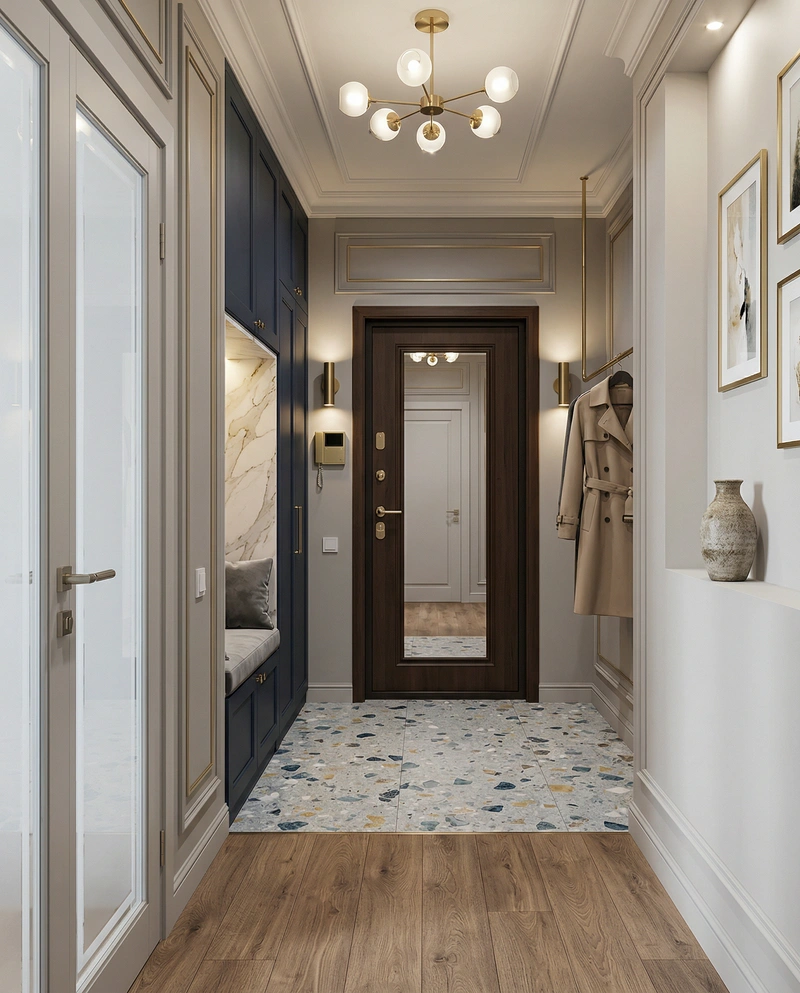 Дизайн интерьера в стиле Классика — Прихожая от нейросети RoomGPT