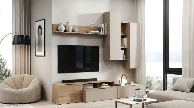 Дизайн интерьера в стиле Сканди — Гостиная от нейросети RoomGPT